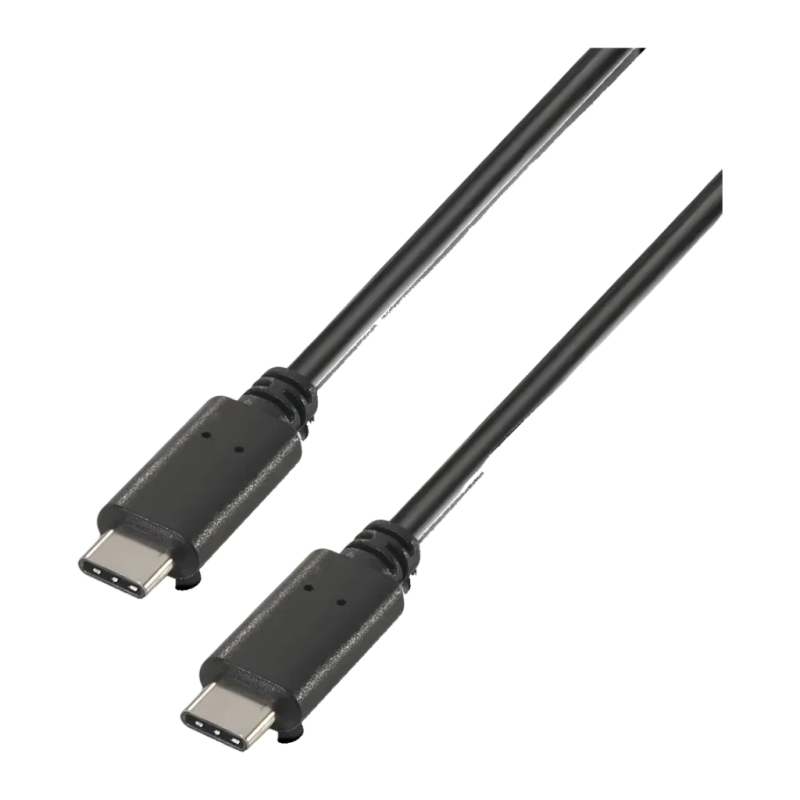 Câble USB AISENS A107-0057 USB-C vers USB-C 2.0 3A 2m Noir