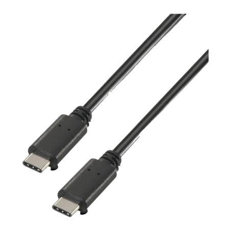 Câble USB AISENS A107-0057 USB-C vers USB-C 2.0 3A 2m Noir