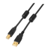 Câble AISENS A101-0009 USB-A vers USB-B 2m USB 2.0 Noir