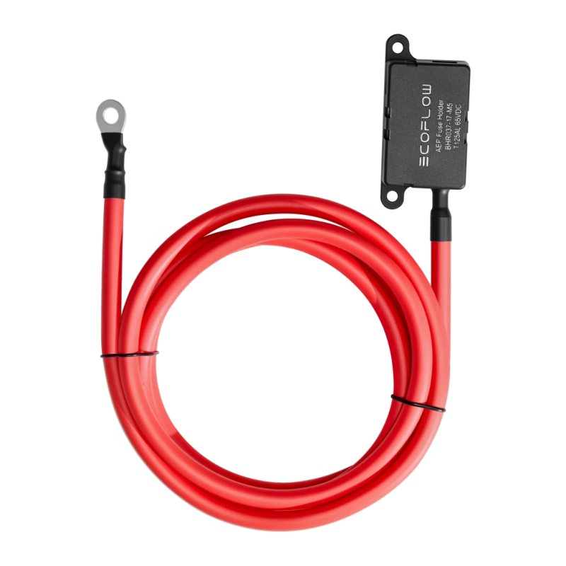 Câble rallonge EcoFlow 2m 125A Orange EFL-AltCharFusCab