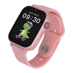 Garett Kids Nice Pro LBS 4G Rose 1,85 pouces IPS GPS WiFi Bouton SOS Vidéoappel IP67 Montre connectée