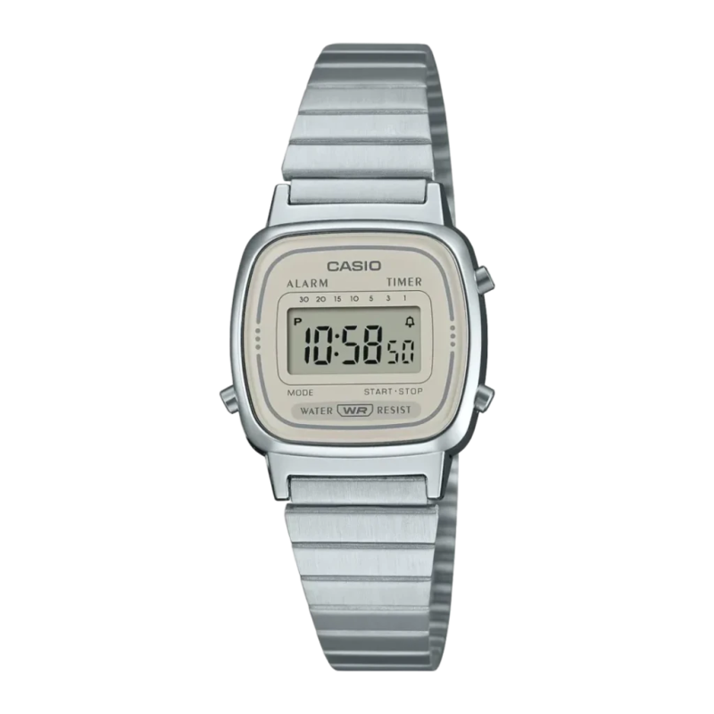 Casio Vintage Or Batterie 2 ans Résistant à l'eau LA670WEA-8A