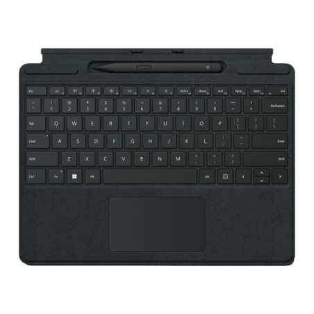 Clavier avec housse Microsoft Surface Pro Signature Keyboard avec Touchpad et Slim Pen 2 Noir