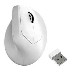 Keychron M5 30000 DPI Blanc Bluetooth + 2,4GHz 95 g Souris sans fil
