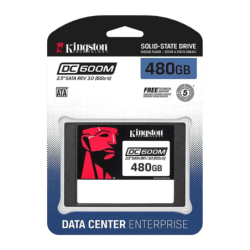 Kingston DC600M Enterprise 480GB Noir SATA 2,5 pouces 560MB/s SSD