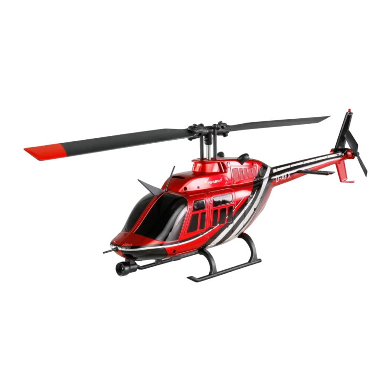 Amewi Bell 206 Jet Ranger 6 Canaux RTF 1:33 100m portée 350mAh Hélicoptère RC