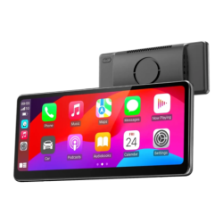 Minix Noir CarPlay Android Auto sans fil 8,9 pouces CP89-HD Bluetooth 5.0 Écran Voiture