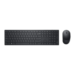 Dell Pro Noir RF 2,4 GHz QWERTY Espagnol KM5221W Clavier et souris sans fil