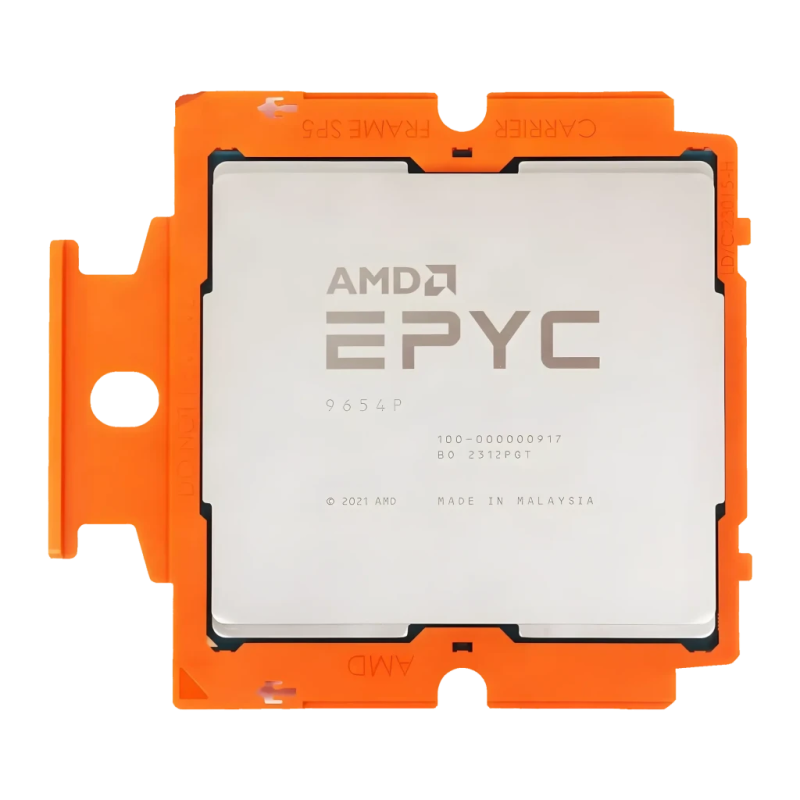 AMD EPYC 9654P 96 cœurs Socket SP5 Tray 192 threads 3,7GHz Processeur