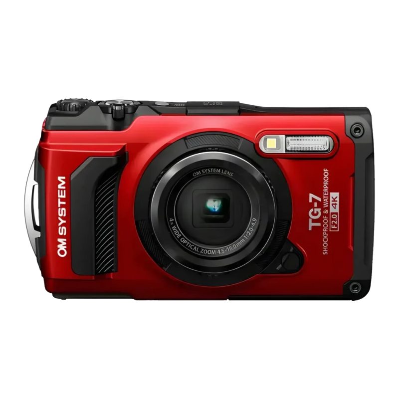Olympus Tough TG-7 Rouge 4K Ultra HD 30fps 12,7MP 3 pouces WiFi Bluetooth zoom optique 4x Appareil photo compact
