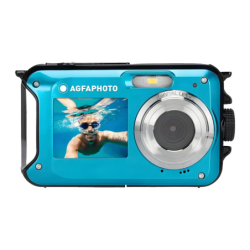 AgfaPhoto Realishot Bleu CMOS 1/3 pouce Full HD 1080p 24MP WP8000 Appareil photo numérique