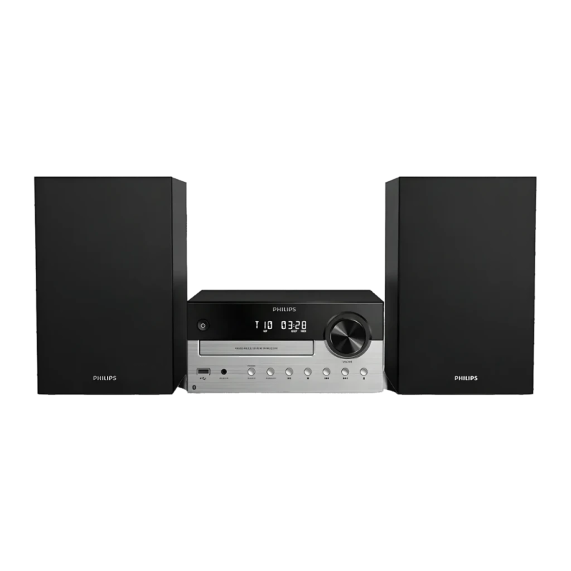 Philips TAM4205M2 Chaîne hi-fi 80W radio FM entrée AUX Enceinte Bluetooth 5.4