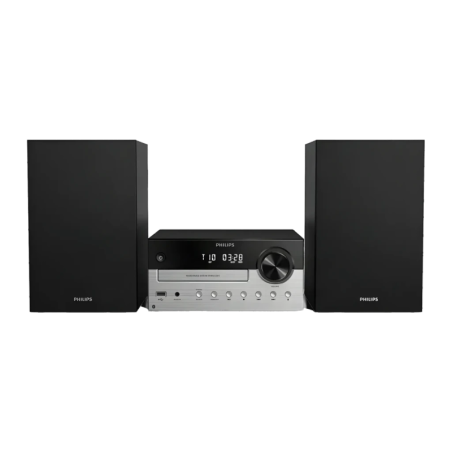 Philips TAM4205M2 Chaîne hi-fi 80W radio FM entrée AUX Enceinte Bluetooth 5.4