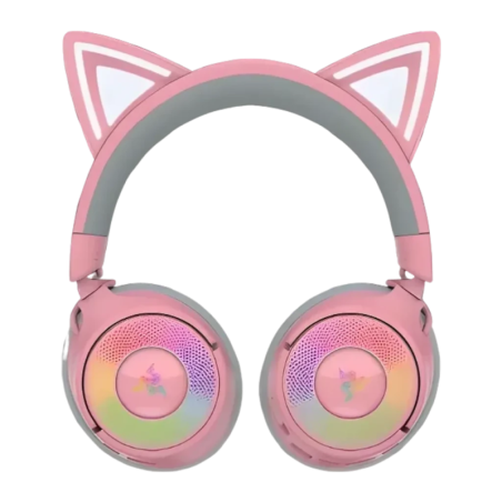 Razer Kraken Kitty V3 Pro Quartz Arceau Bluetooth 5.3 70h Casque gaming sans fil