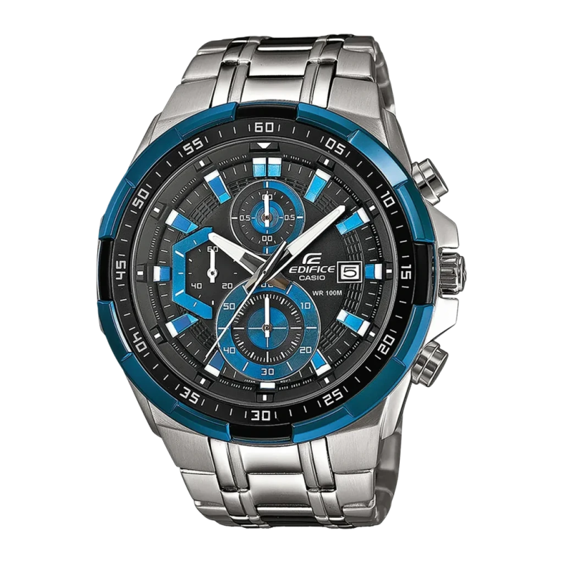 Casio Edifice EFR-539D-1A2VUEF Argent Noir Batterie 2 Ans 10ATM