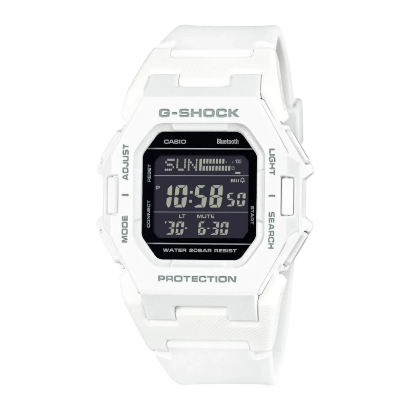 Casio G-Shock GD-B500-7 Blanc 20ATM 200m Batterie 2 Ans Solaire