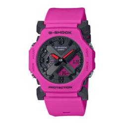 Casio G-Shock GA-2300-4A Chronomètre Alarme Compte à rebours Rose Montre analogique et numérique