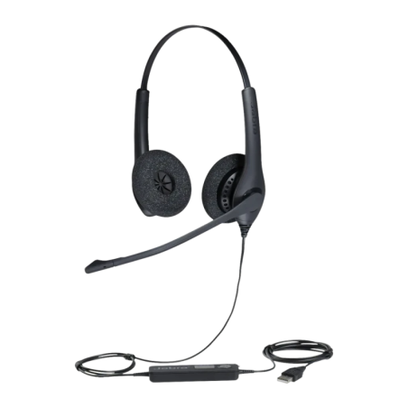 Jabra Biz 1500 Duo USB Réduction de bruit Arceau avec micro Casque