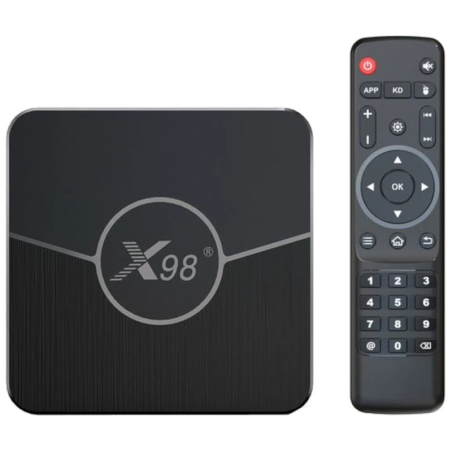 X98 Plus 2Go/16Go Android 11 4K WiFi double bande Bluetooth S905W2 TV Box