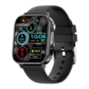 COLMI P80 Noir 1,83 pouces AMOLED Appels Bluetooth Fréquence cardiaque SpO2 7 jours +120 sports IP67 Montre connectée