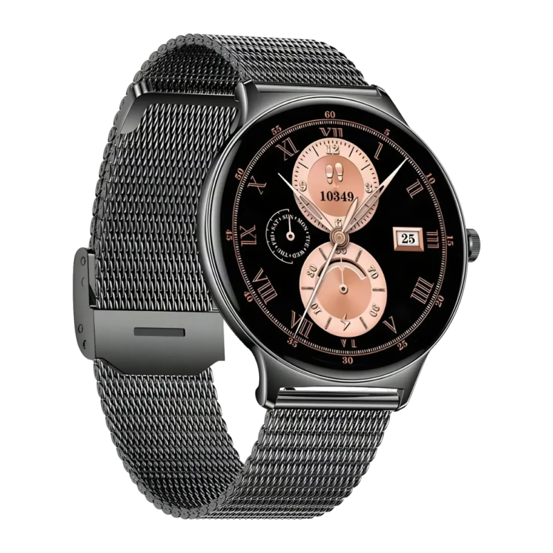 COLMI V89 Steel Noir 1,43 pouces AMOLED Appels Bluetooth 7 jours +100 sports IP67 Montre connectée
