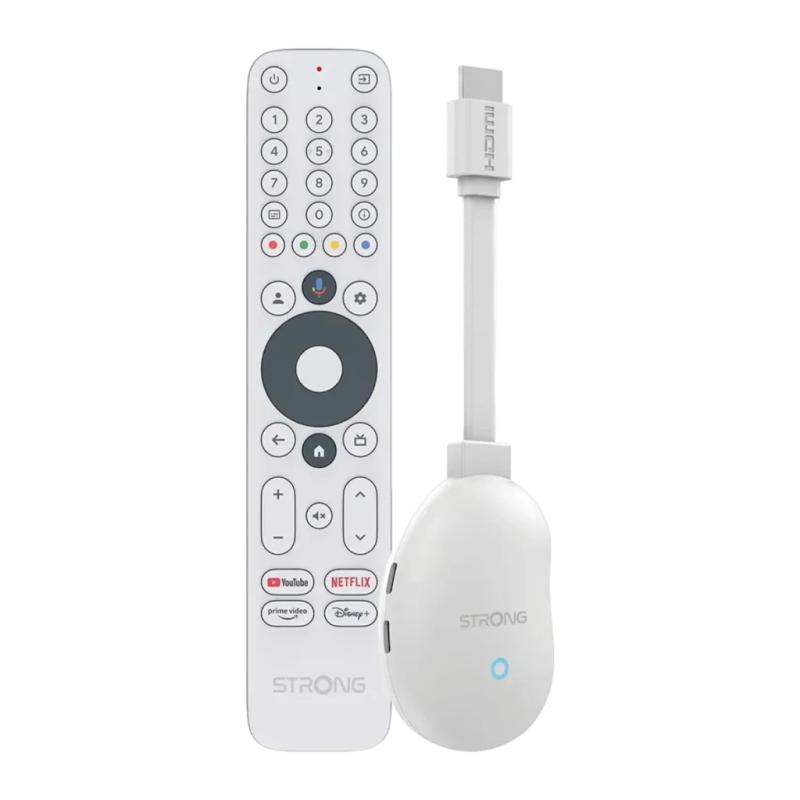 Strong LEAP-NEVE 2GB/8GB Blanc Android 12 4K Dolby Vision HDR10+ WiFi 6 Bluetooth 5.0 RTD1325 TV Stick