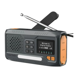 Extralink BT-4000 DAB+FM Solaire et Dynamo Radio d'urgence rechargeable