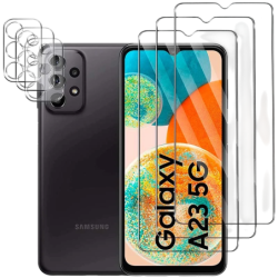 Pack d'accessoires Samsung Galaxy A23 5G A236 avec 3 Protection d'écran + 3 Film protection caméra