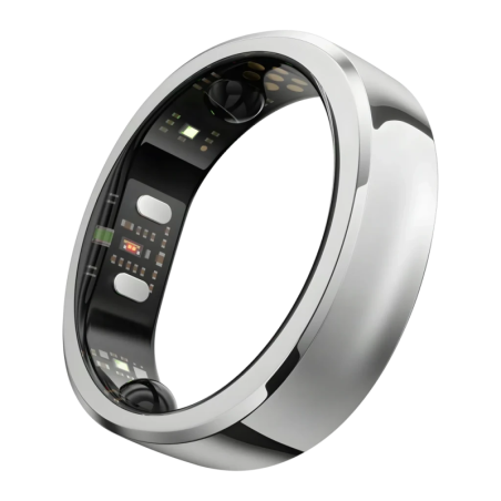 Ringconn Gen 3 Polie Taille 14 Argent Bluetooth Bague connectée