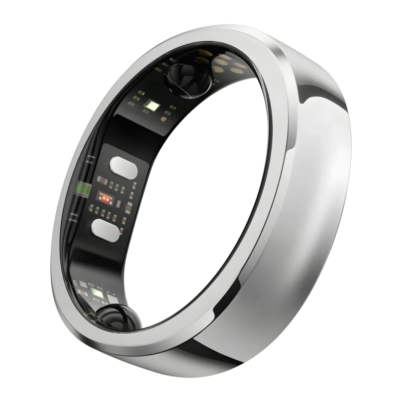Ringconn Gen 3 Polie Taille 7 Argent Bluetooth Bague connectée