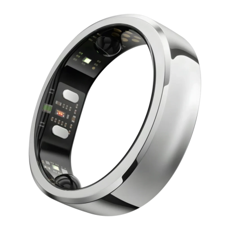Ringconn Gen 3 Polie Taille 7 Argent Bluetooth Bague connectée