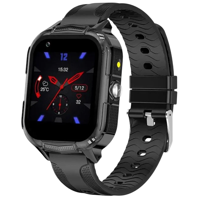 T35C 4G Noir 1,4 pouces TFT GPS IP67 Smartwatch pour enfants - Montre connectée