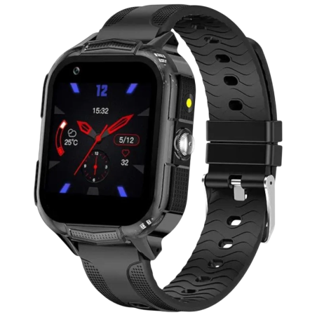 T35C 4G Noir 1,4 pouces TFT GPS IP67 Smartwatch pour enfants - Montre connectée