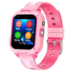 T35C 4G Rose 1,4 pouces TFT GPS IP67 Smartwatch pour enfants - Montre connectée