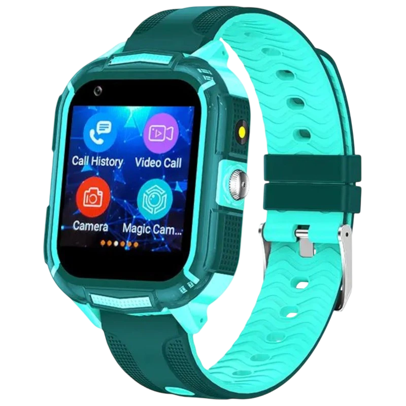 T35C 4G Bleu 1,4 pouces TFT GPS IP67 Smartwatch pour enfants - Montre connectée
