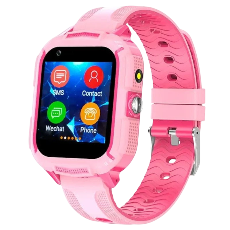 T32C 4G Rose 1,4 pouces IPS GPS IP67 Smartwatch pour enfants - Montre connectée