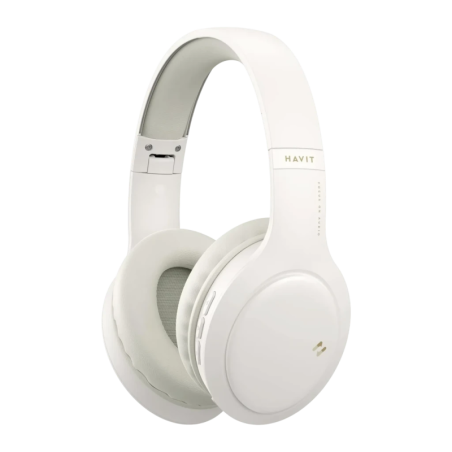 Havit H633BT Beige Arceau Bluetooth 5.1 20h 40mm Driver Casque sans fil
