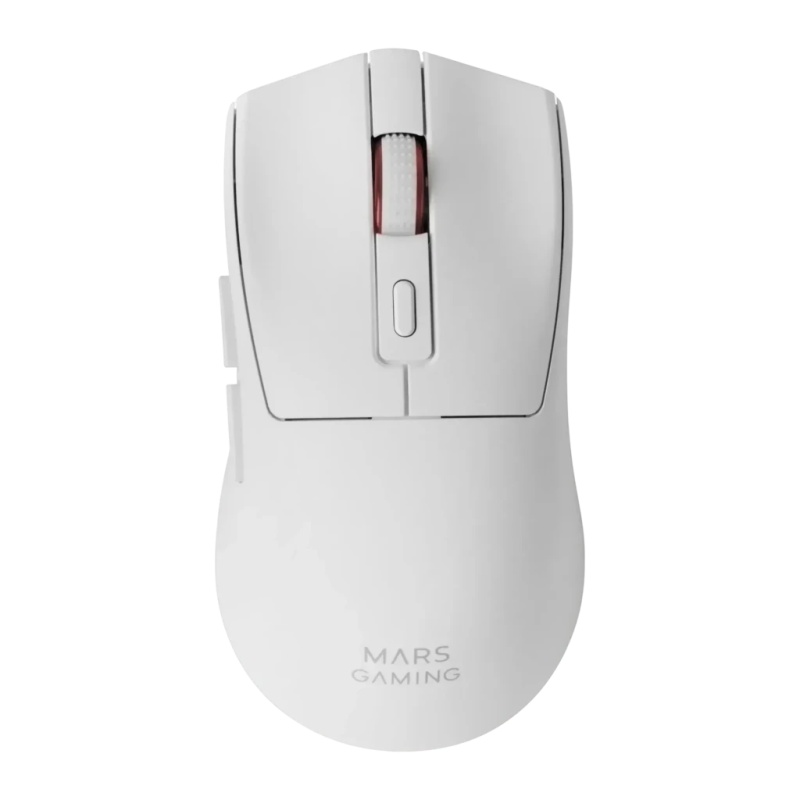 Mars Gaming MM-T3 Switches Huano 14400 DPI Blanc 7 boutons Bluetooth + 2,4GHz RGB 67 g Souris sans fil