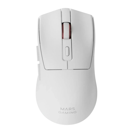 Mars Gaming MM-T3 Switches Huano 14400 DPI Blanc 7 boutons Bluetooth + 2,4GHz RGB 67 g Souris sans fil
