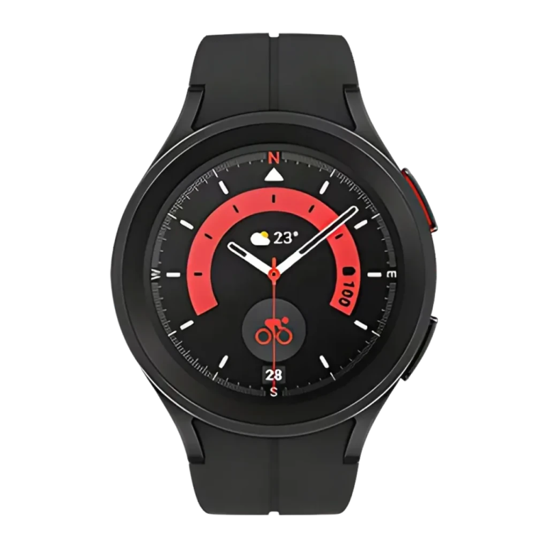 Samsung Galaxy Watch5 Pro 45 mm Noir 1,4 pouces OLED NFC Fréquence cardiaque SpO2 80 heures