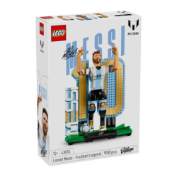 Set LEGO Editions Lionel Messi : Légende du Football 43015 958 pièces 12+ ans