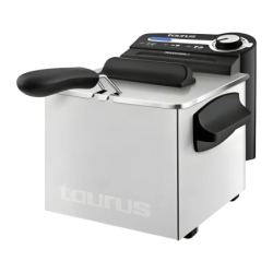 Taurus Professional 2 Plus 2L Acier Inoxydable Friteuse à huile
