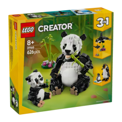 Set LEGO Creator 3 en 1 Famille de Pandas 31165 626 pièces 8+ ans