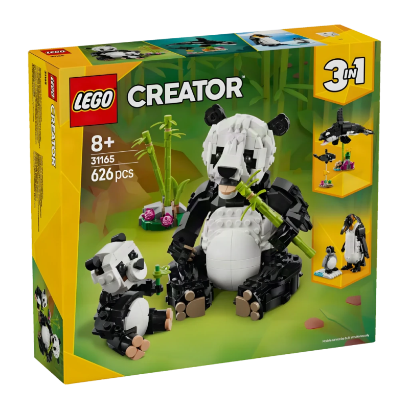 Set LEGO Creator 3 en 1 Famille de Pandas 31165 626 pièces 8+ ans