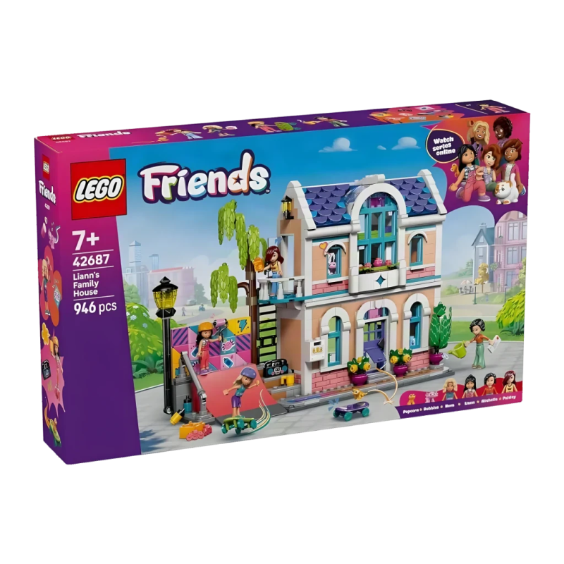 Set de construction LEGO Friends 42687 Maison Familiale de Liann 946 pièces 7+
