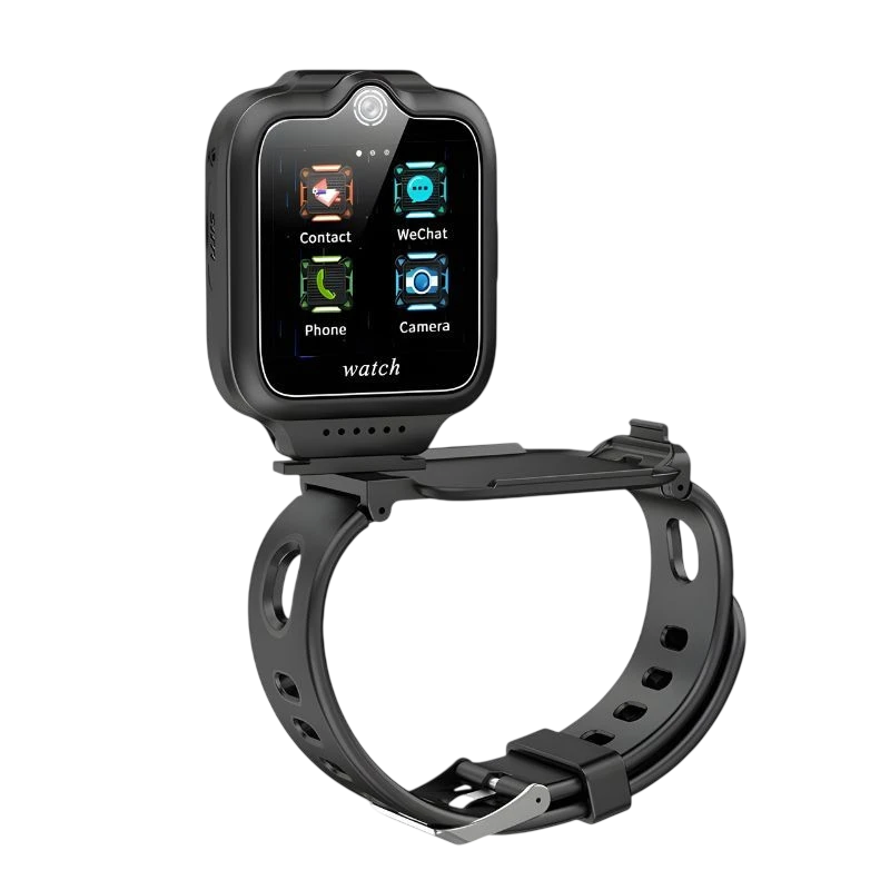 T30 4G Noir 1,4 pouces IPS GPS IP67 Smartwatch pour enfants - Montre intelligente