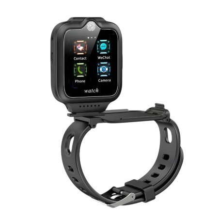 T30 4G Noir 1,4 pouces IPS GPS IP67 Smartwatch pour enfants - Montre intelligente