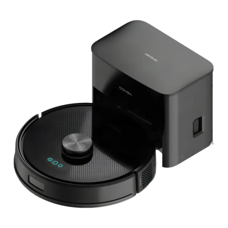 Cecotec Conga Y70 Noir 20000Pa LiDAR laveur de sols autovidage 250 min 4500mAh Robot aspirateur