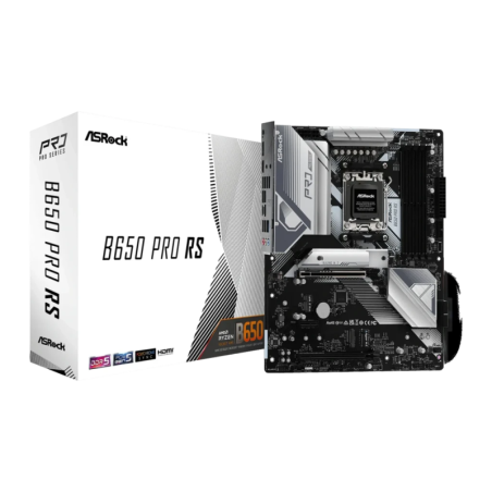 ASRock B650 Pro RS AMD AM5 DDR5 ATX Sans WiFi 2,5G Ethernet 3 emplacements M.2 Carte mère