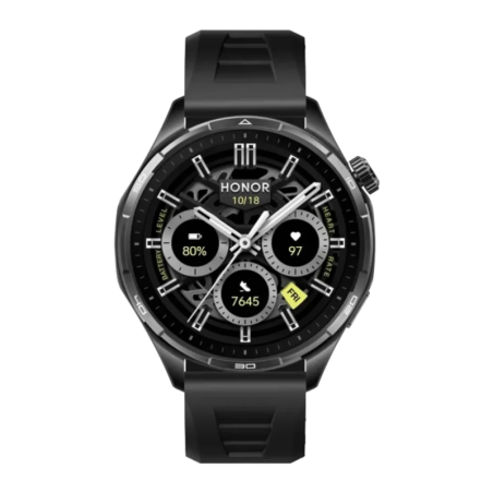Honor Watch 6 46 mm Noir 1,46 pouces AMOLED GPS NFC Appels Bluetooth 35 jours 5ATM IP69
